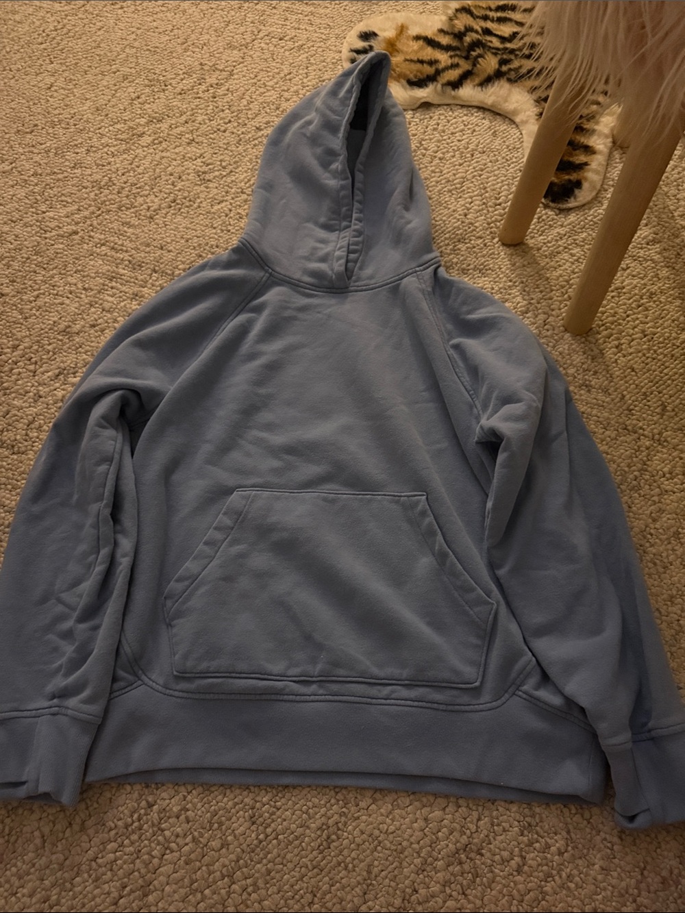Athleta Light Blue Pullover Hoodie